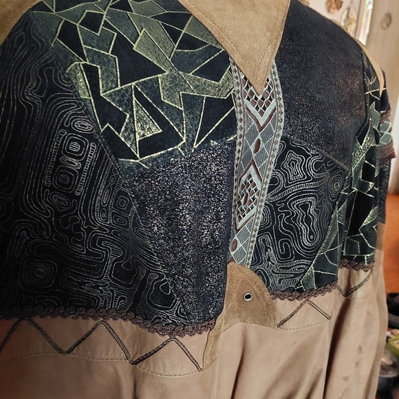 Vintage* B B Dakota Leather Jacket (Large) - Picture 9 of 16